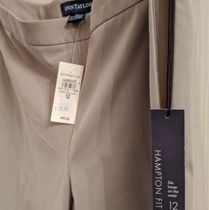 New Ann Taylor Gray Dress Pants - Hampton Fit